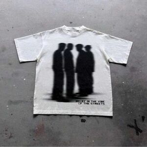 Graphic Print White T-Shirt